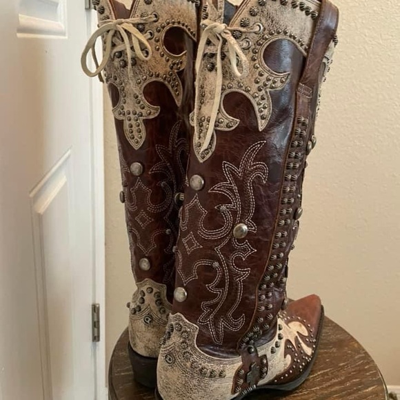 Double D Ranch Ammunition Boots 8.5 - Picture 4 of 4